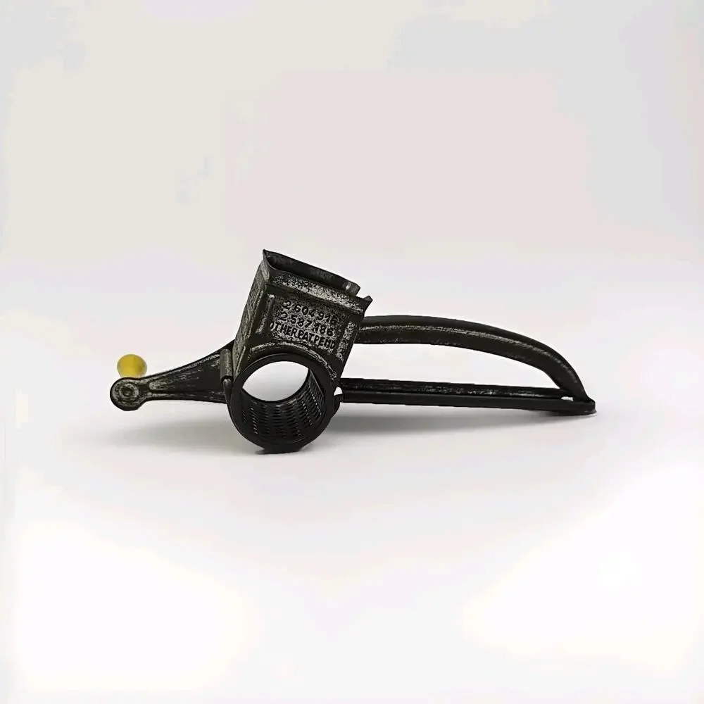 Vintage Mouli Hand Crank Rotary Cheese Grater Made in France Yellow Handle